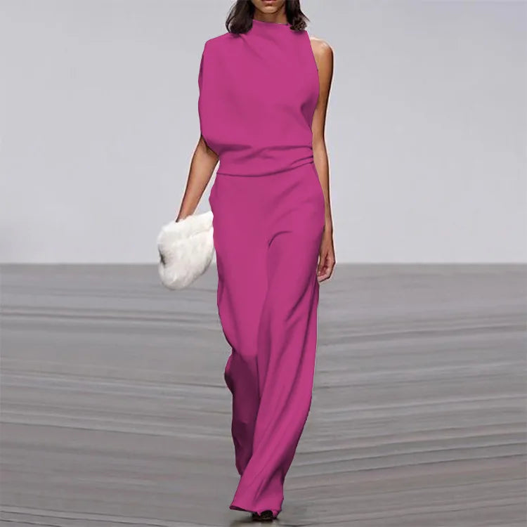 Clara | Combinaison asymétrique moderne au style affirmé