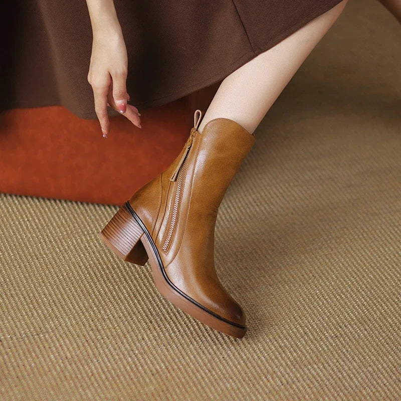 Mode Pure™ - Bottes en cuir premium