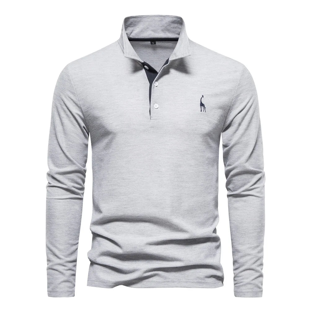 Mode Pure | Pull Polo à Manches Longues Classique