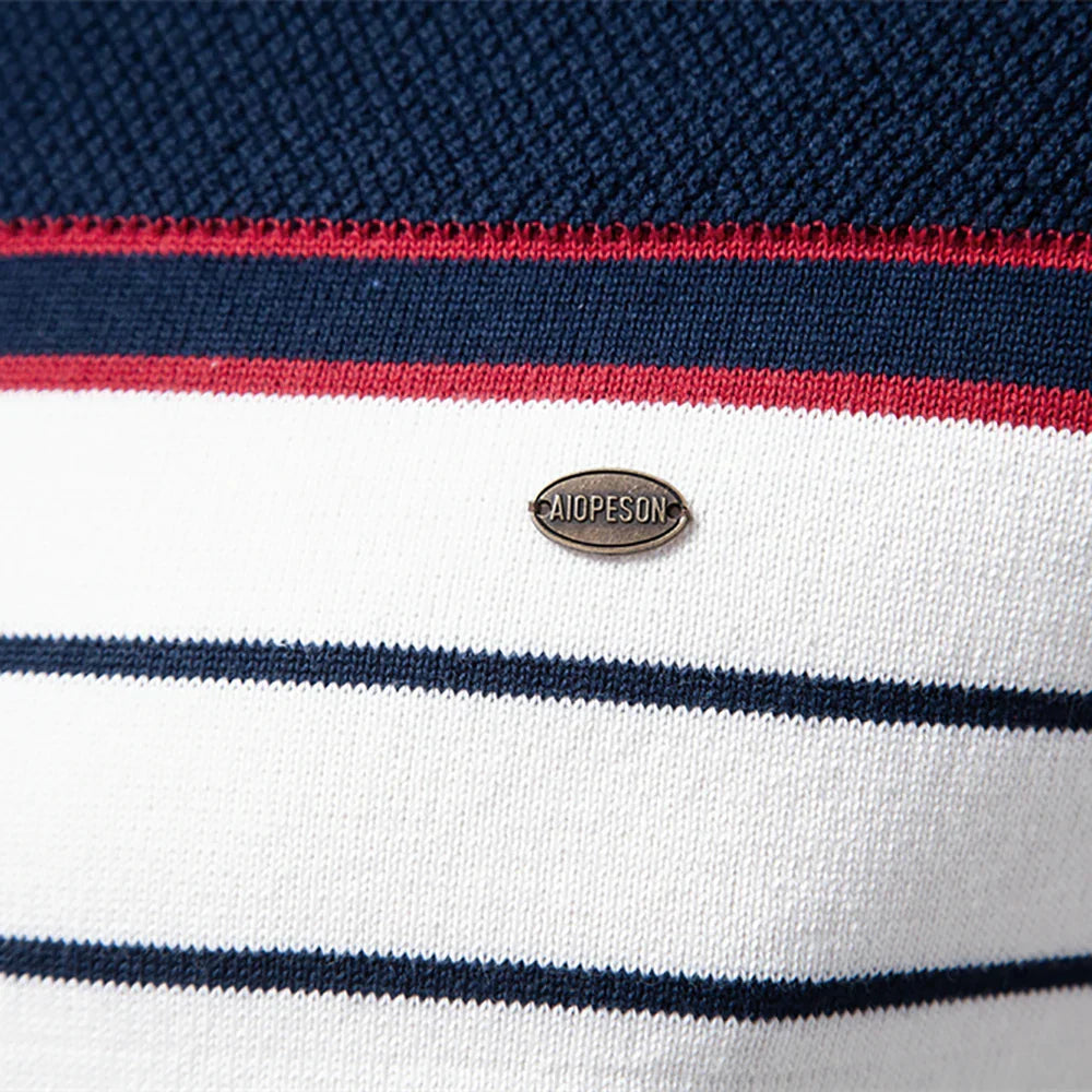 Mode Pure | Pull en Coton Rayé pour Hommes