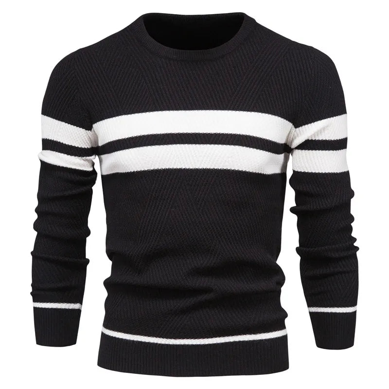 Mode Pure | Pull d'Automne Patchwork pour Hommes