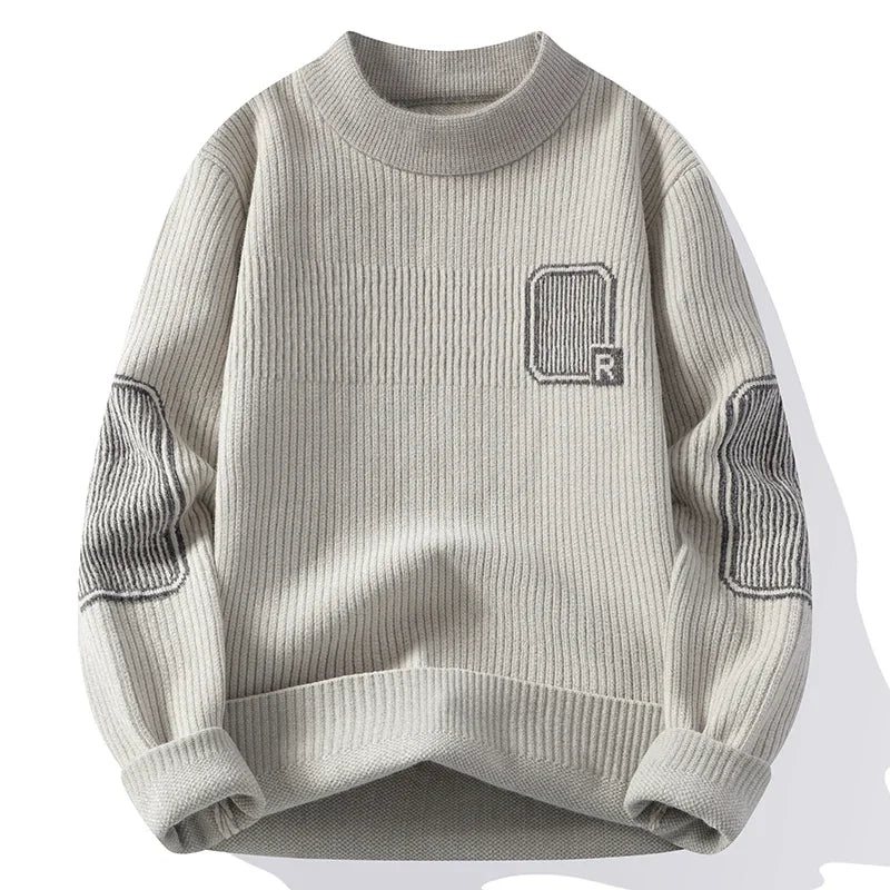 Mode Pure™ | Pull Col Roulé Ajusté pour Homme