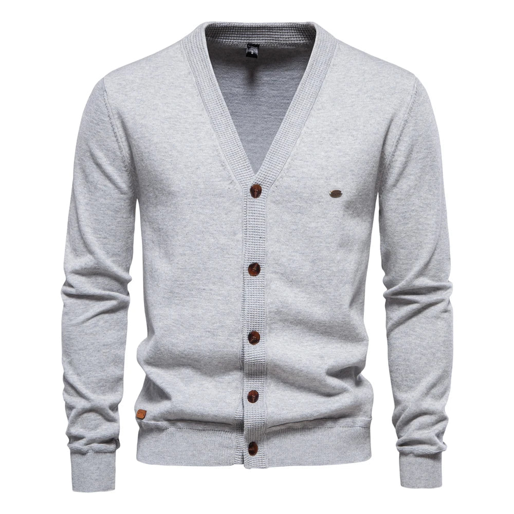 Mode Pure | Cardigan d'Automne Décontracté pour Hommes