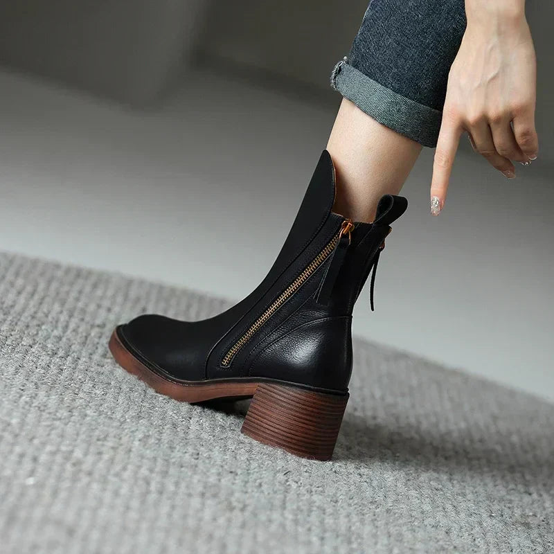 Mode Pure™ - Bottes en cuir premium
