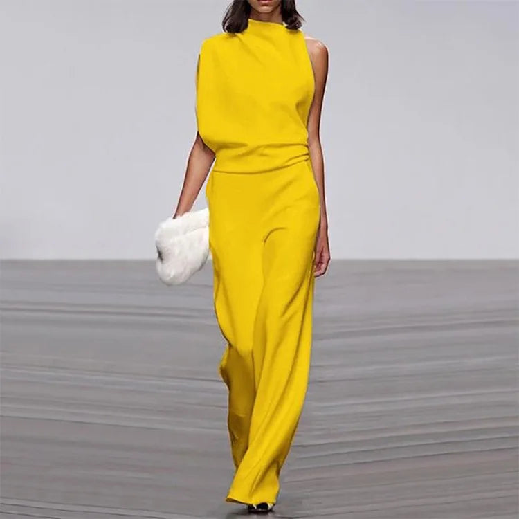 Clara | Combinaison asymétrique moderne au style affirmé