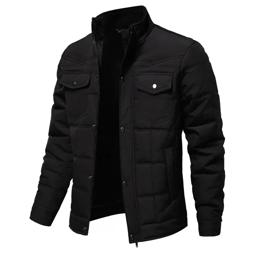 Nisay – Manteau d'Hiver Chaud avec Poches Poitrine