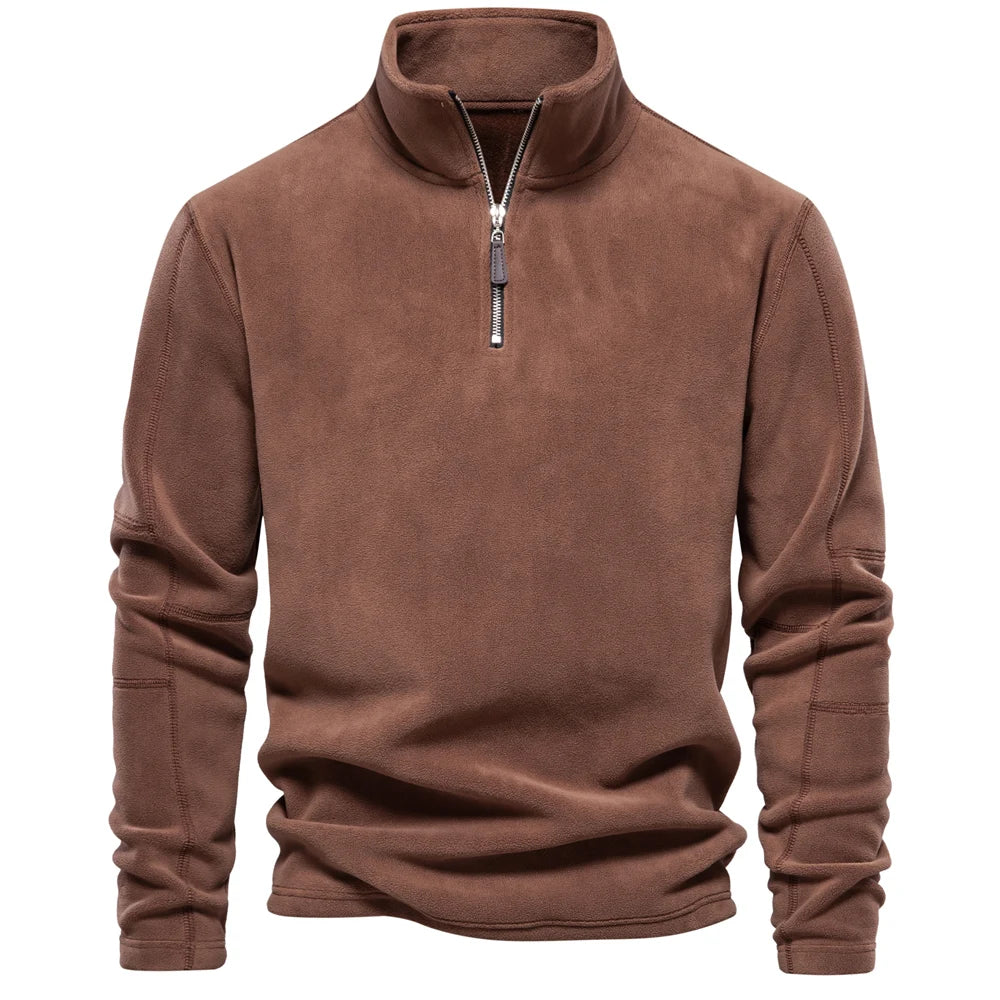 Mode Pure - Pull en Fleece Chaud pour Hommes