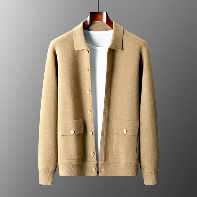 Mode Pure - Cardigan en Cachemire Luxe pour Hommes