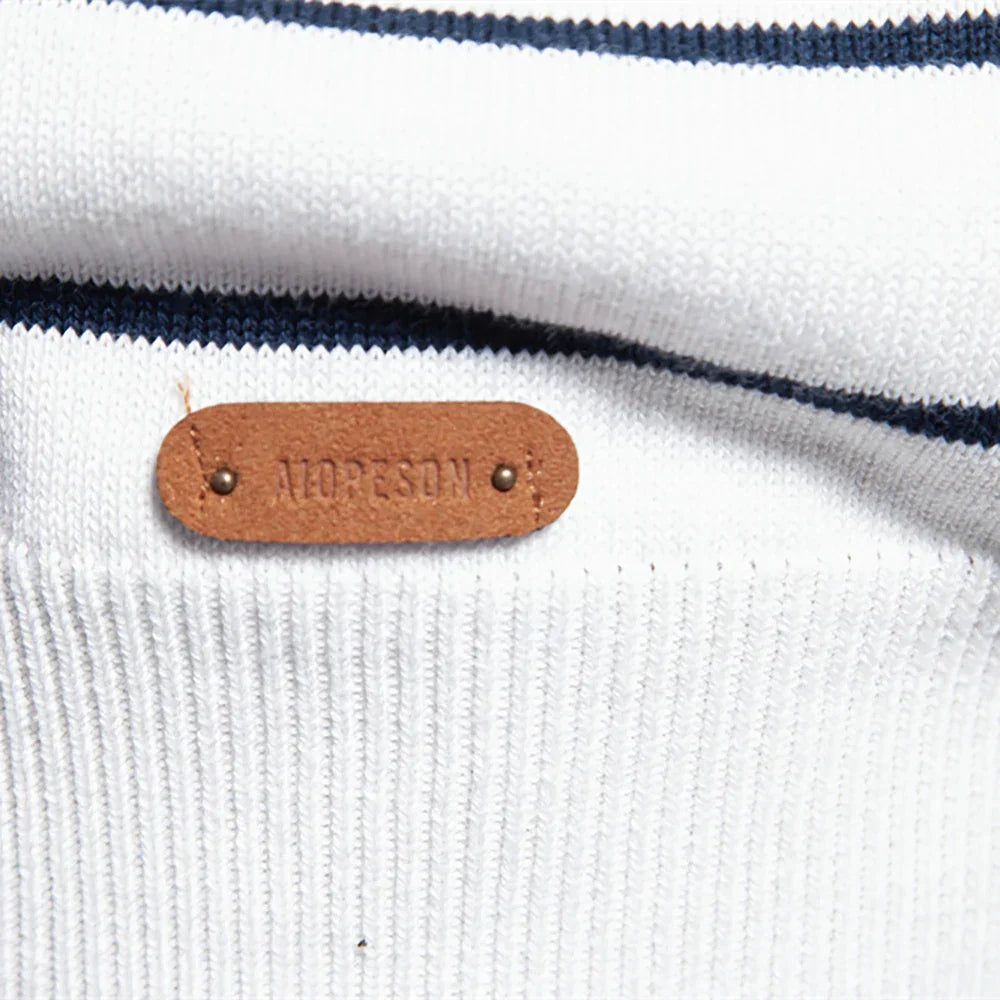 Mode Pure | Pull en Coton Rayé pour Hommes