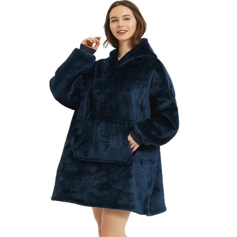 Mode Pure | Couverture à Capuche Oversize