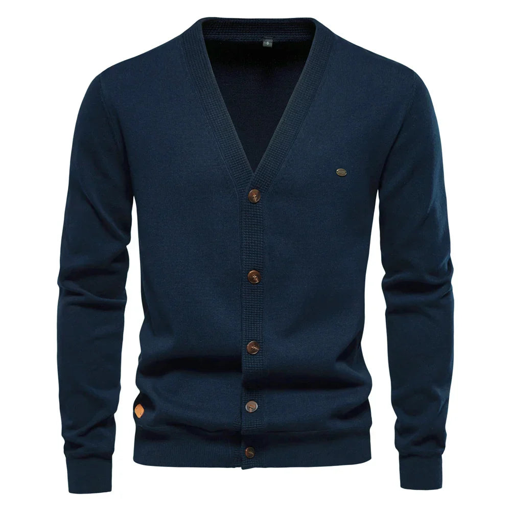 Mode Pure | Cardigan d'Automne Décontracté pour Hommes