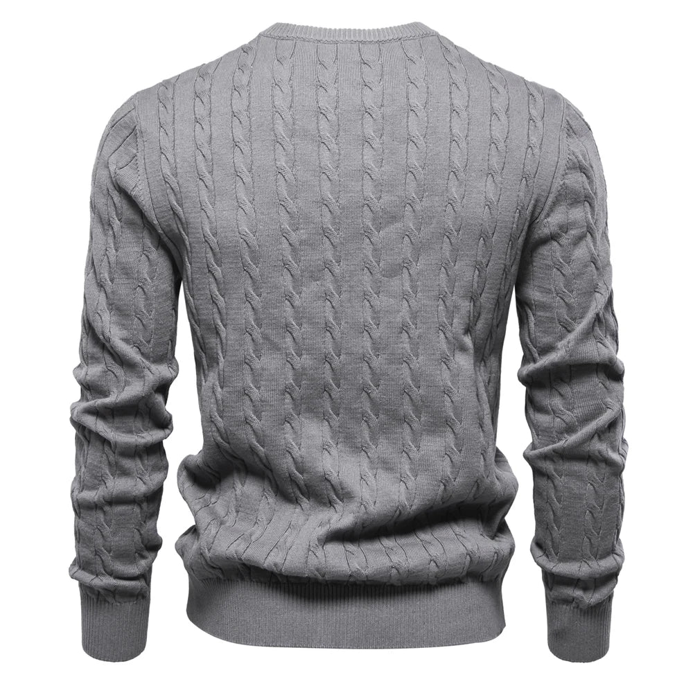 Mode Pure | Pull Tricoté avec Broderie de Girafe