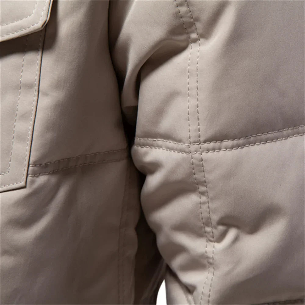 Nisay – Manteau d'Hiver Chaud avec Poches Poitrine