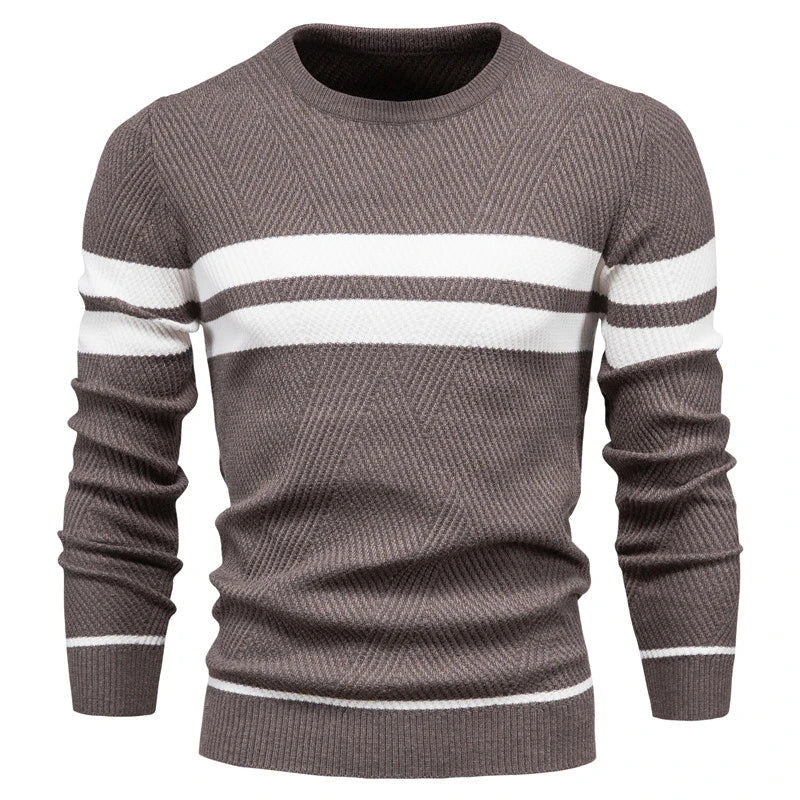 Mode Pure | Pull d'Automne Patchwork pour Hommes