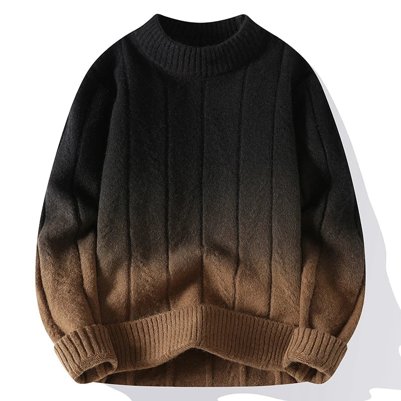 Mode Pure™ | Pull en Tricot à Contraste pour Hommes