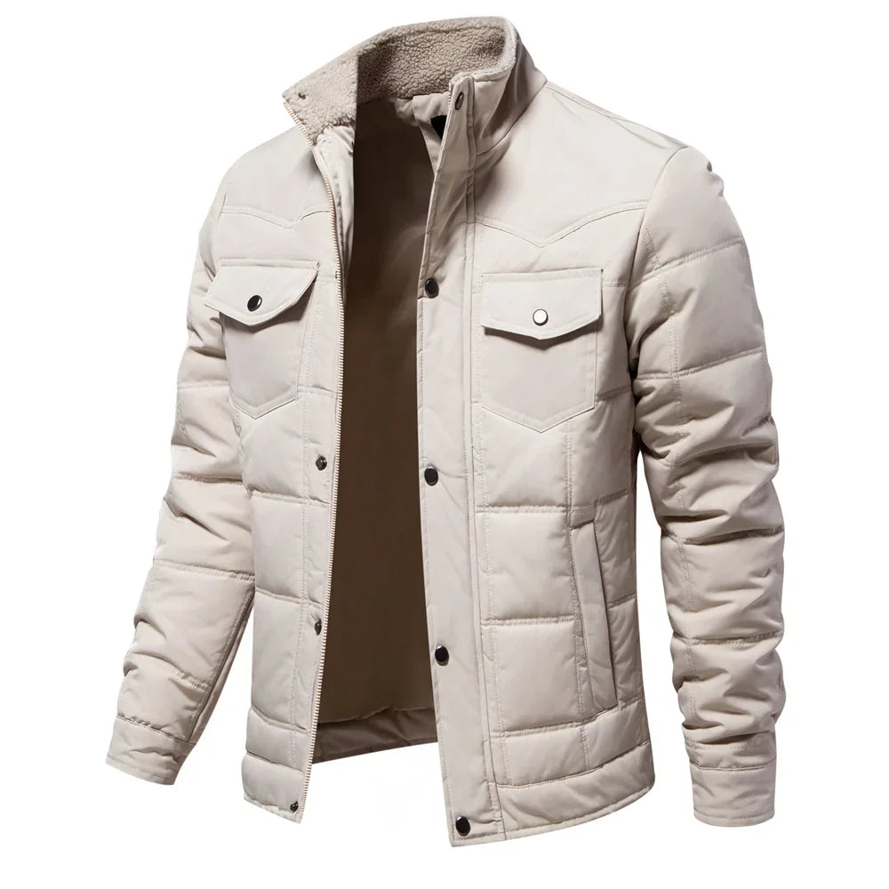 Nisay – Manteau d'Hiver Chaud avec Poches Poitrine