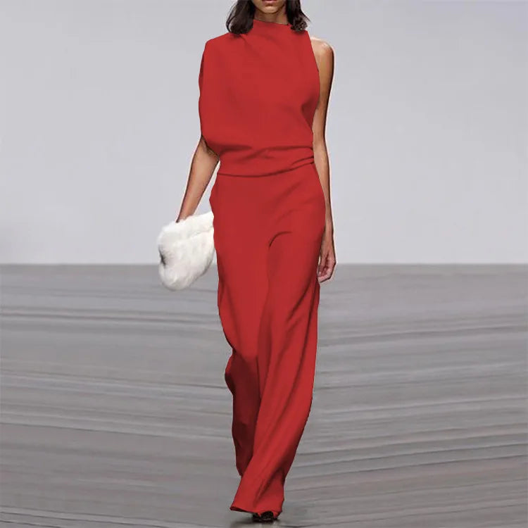 Clara | Combinaison asymétrique moderne au style affirmé