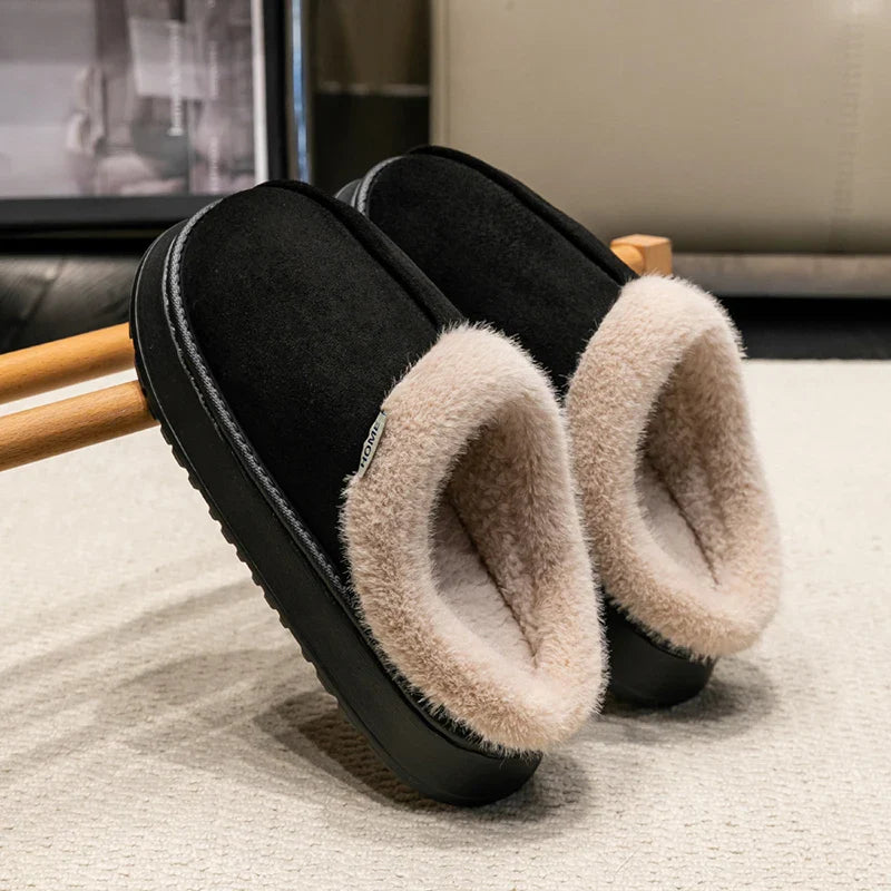 Mode Pure | Chaussons d'hiver doublés en peluche