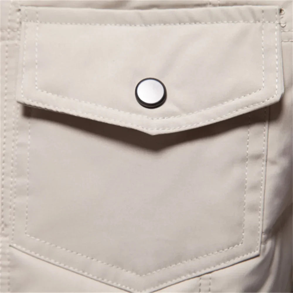 Nisay – Manteau d'Hiver Chaud avec Poches Poitrine
