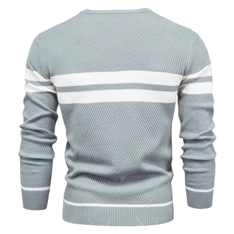 Mode Pure | Pull d'Automne Patchwork pour Hommes