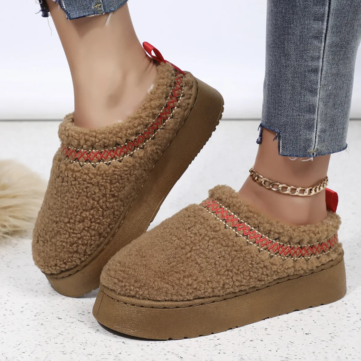 Mode Pure | Chaussons en Sherpa Confortables