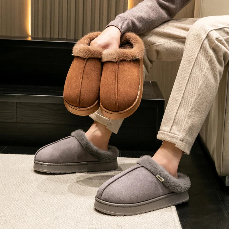 Mode Pure | Chaussons d'hiver doublés en peluche