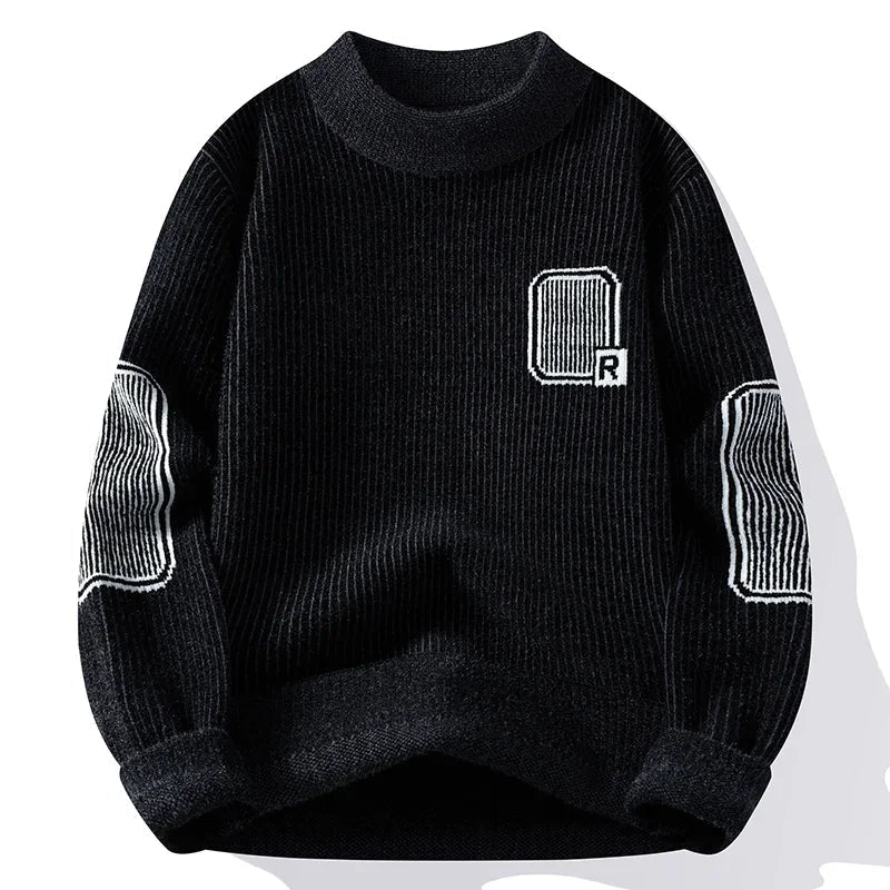 Mode Pure™ | Pull Col Roulé Ajusté pour Homme