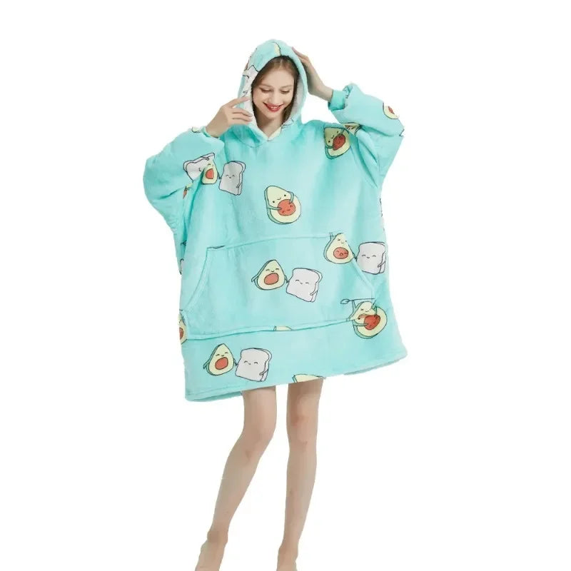 Mode Pure | Couverture à Capuche Oversize