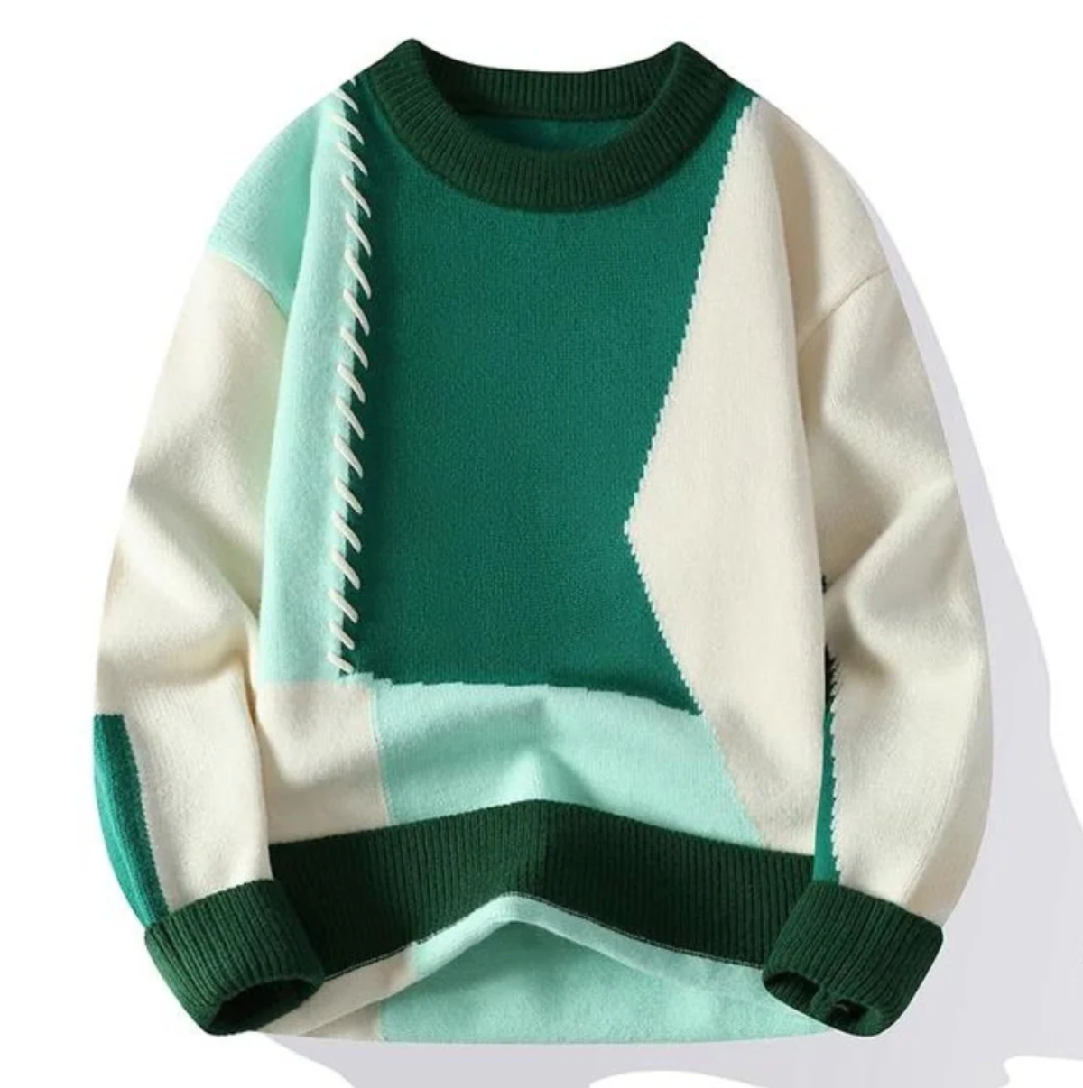 Mode Pure™ | Pull en tricot patchwork
