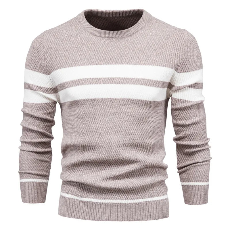 Mode Pure | Pull d'Automne Patchwork pour Hommes