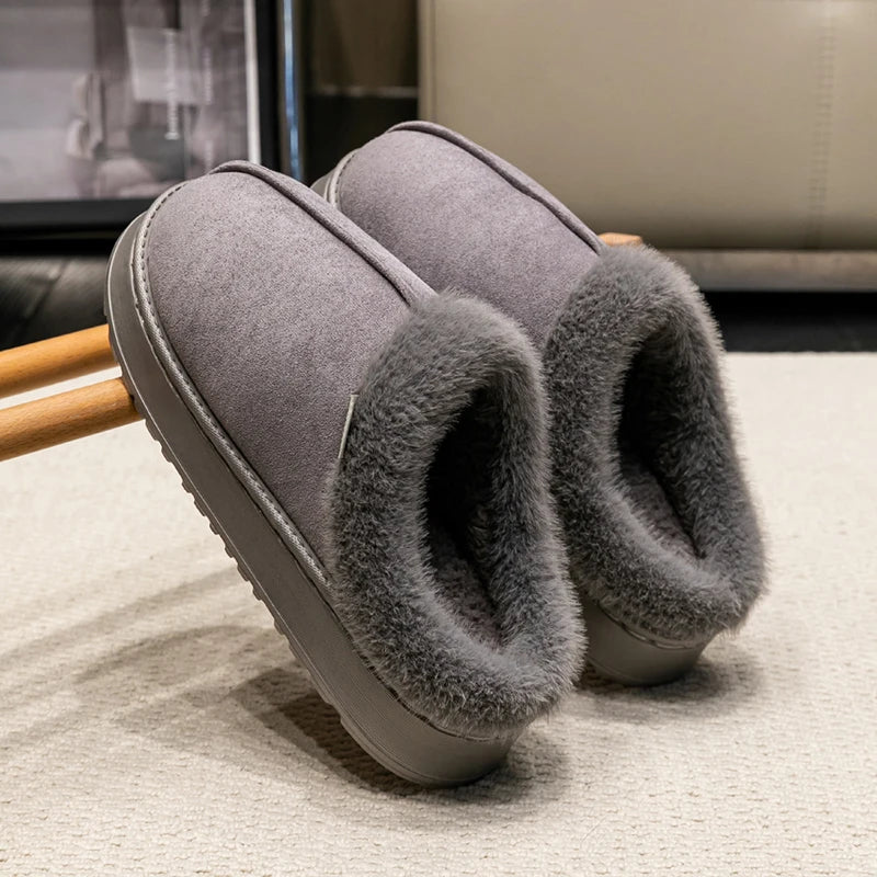 Mode Pure | Chaussons d'hiver doublés en peluche