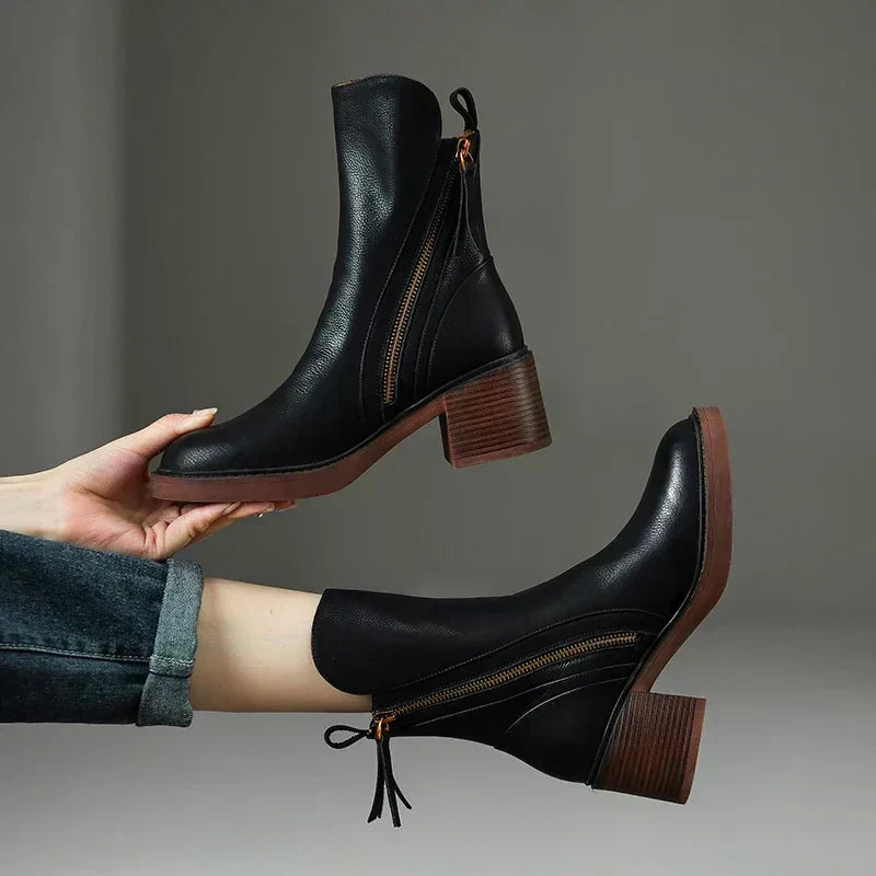 Mode Pure™ - Bottes en cuir premium
