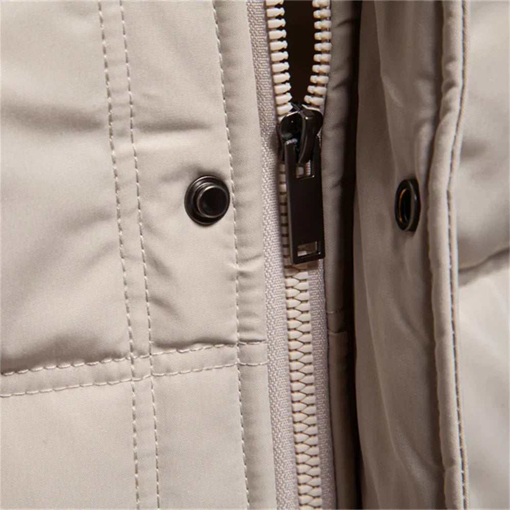 Nisay – Manteau d'Hiver Chaud avec Poches Poitrine