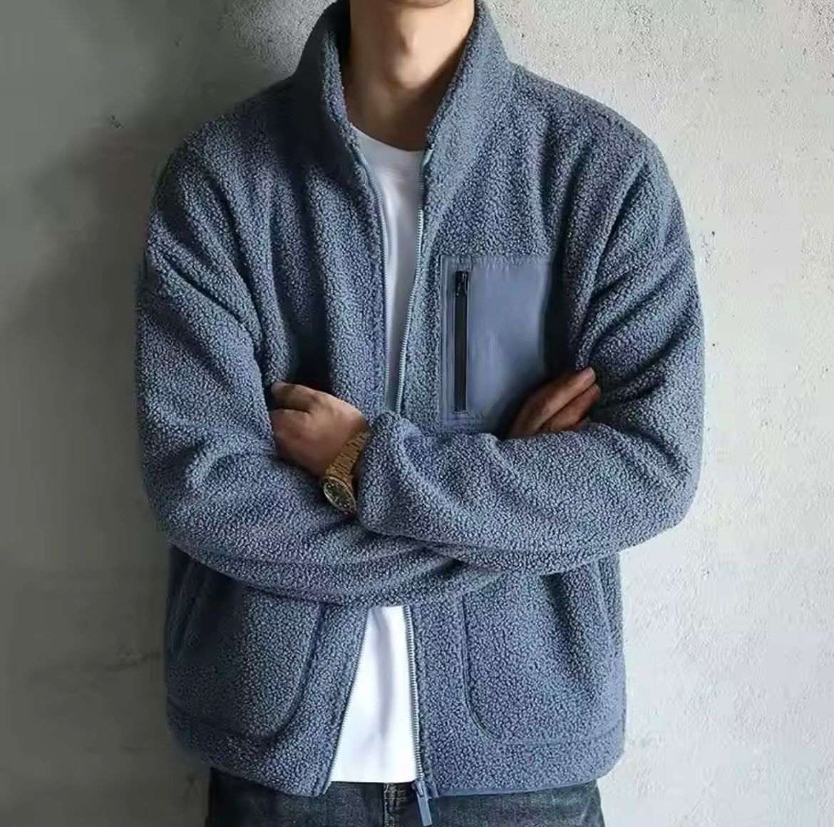 Mode Pure | Veste en polaire d'automne pour hommes