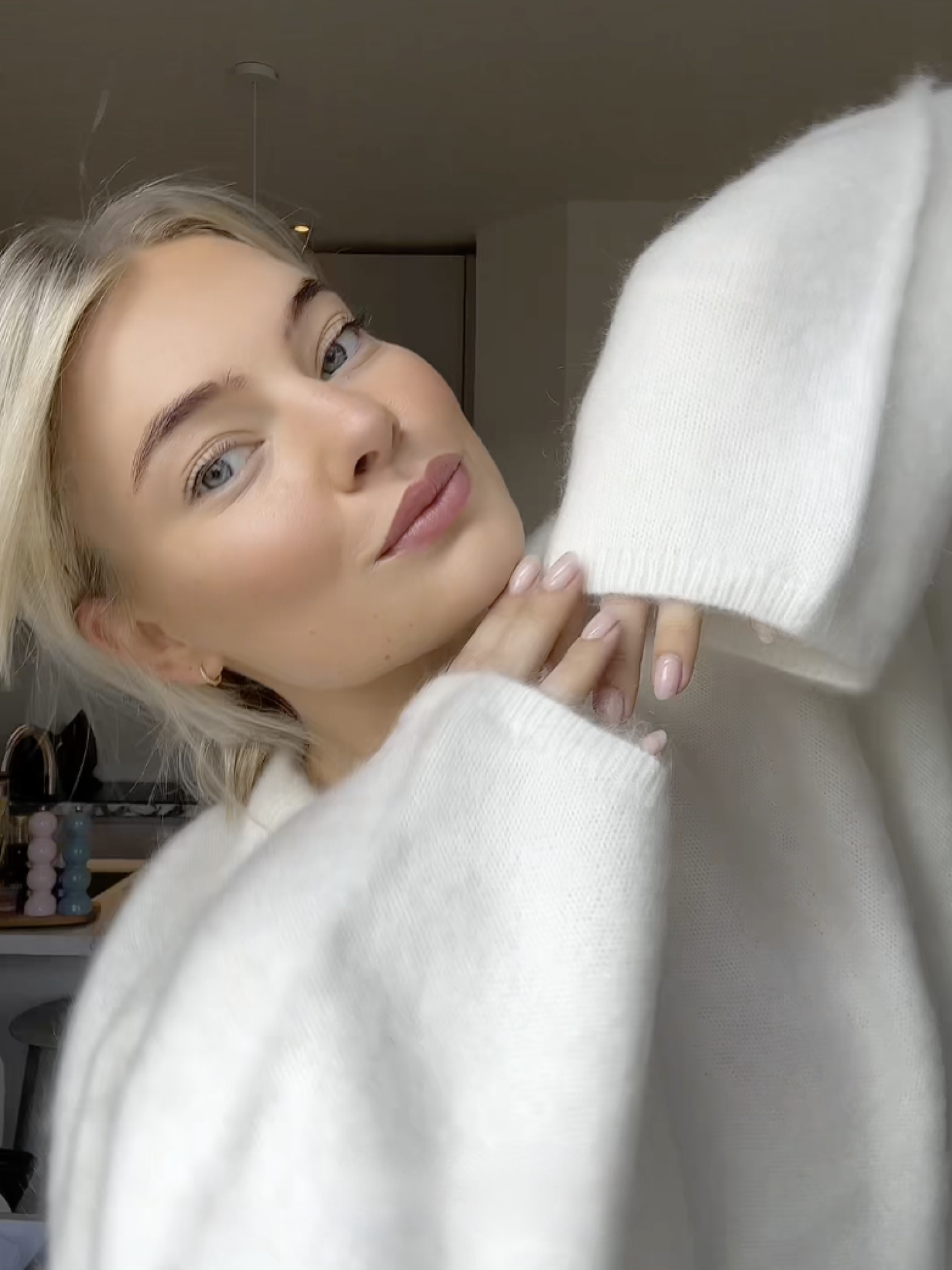Mode Pure™ | Pull Col Rond en Mohair