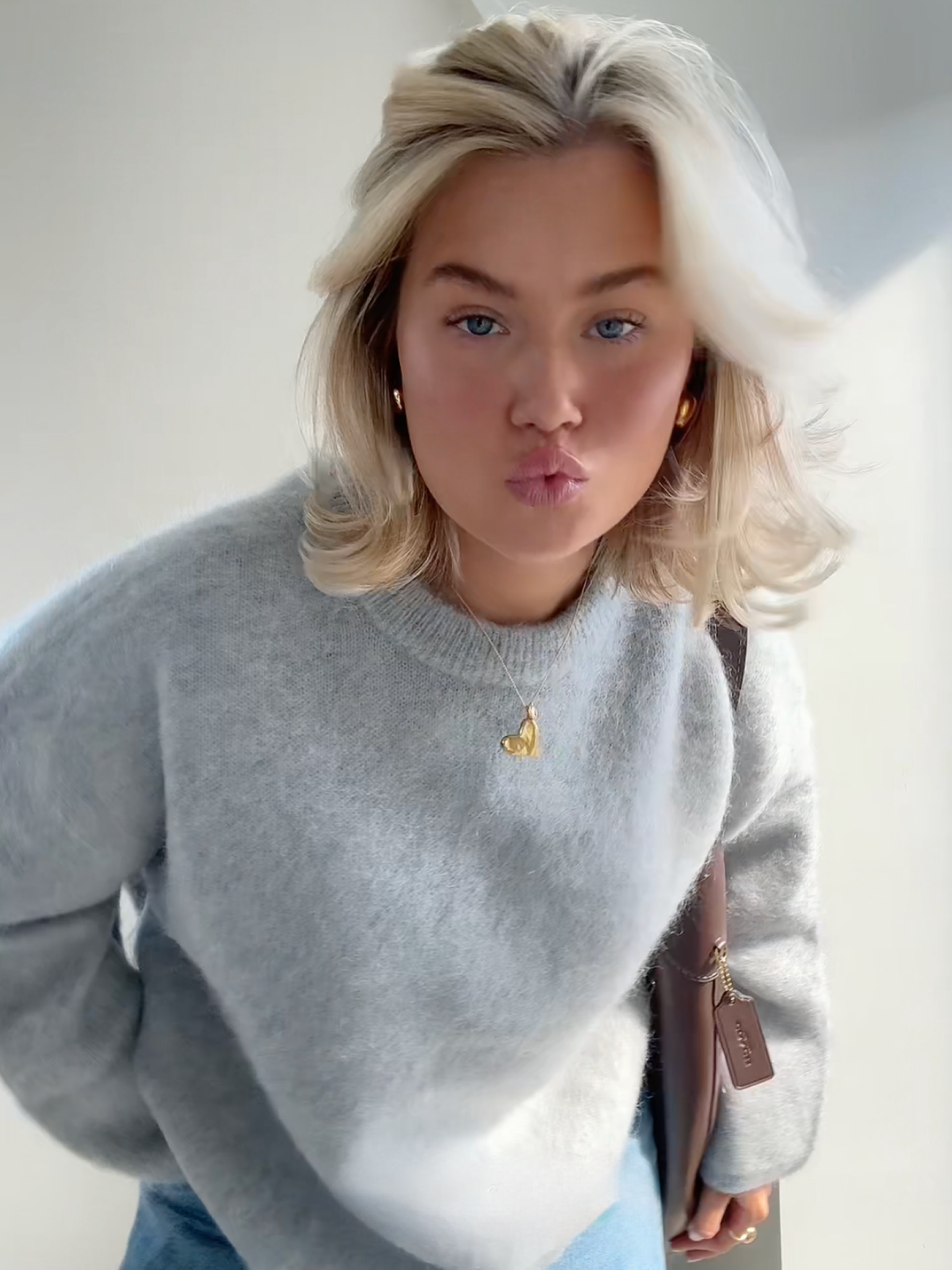 Mode Pure™ | Pull Col Rond en Mohair