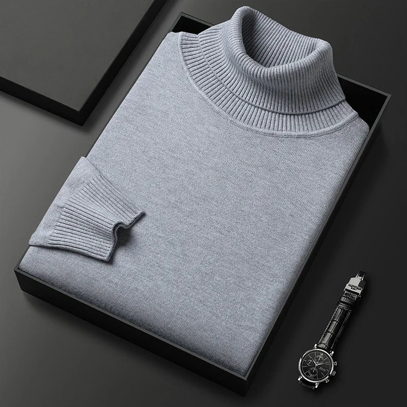 Mode Pure | Pull Col Roulé en Cachemire de Luxe