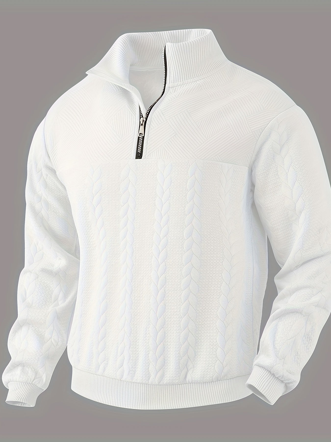 Mode Pure | Pull zippé vintage pour hommes