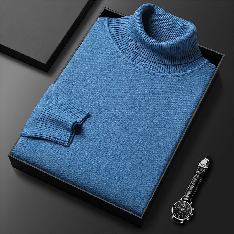 Mode Pure | Pull Col Roulé en Cachemire de Luxe