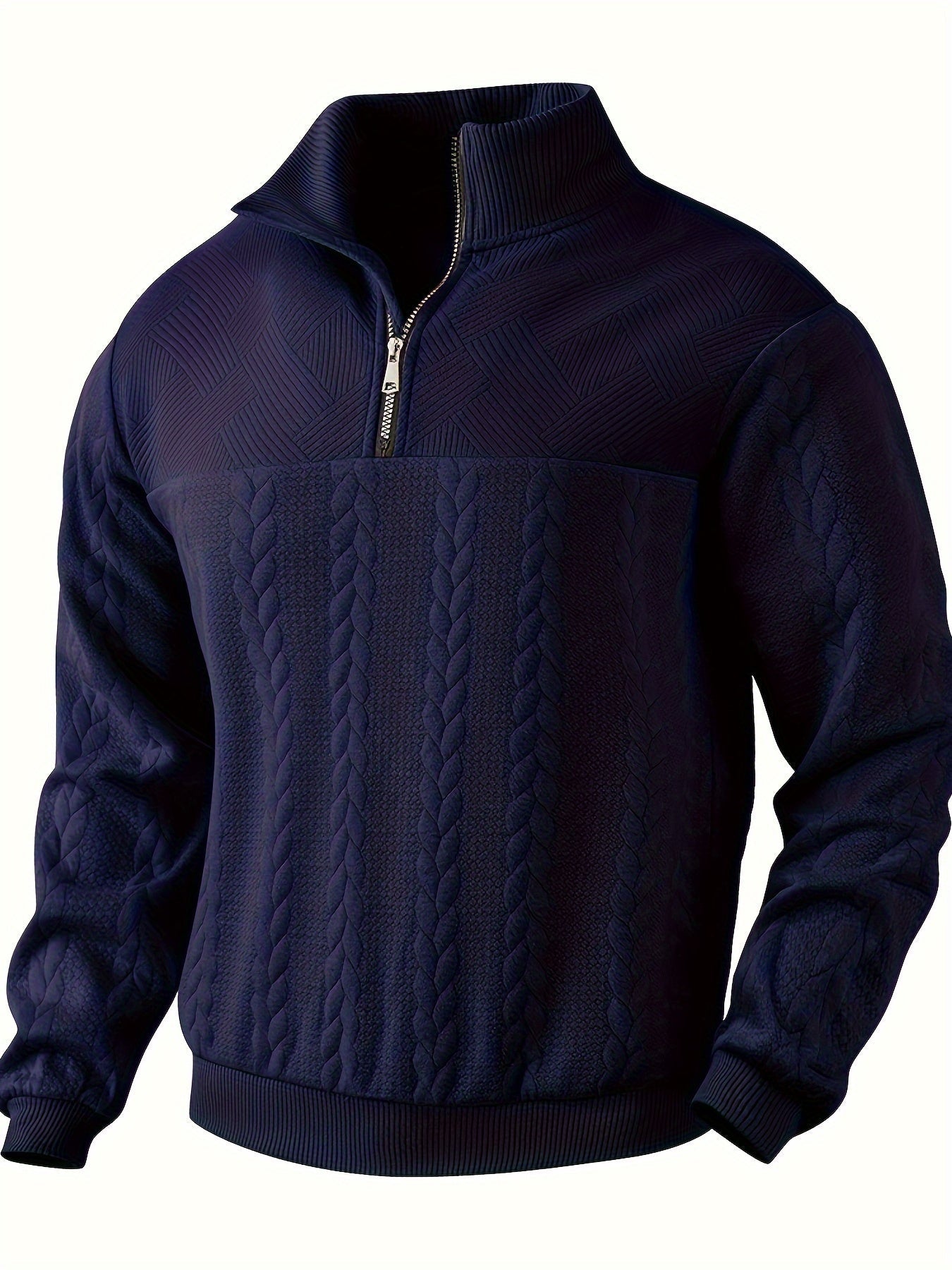Mode Pure | Pull zippé vintage pour hommes
