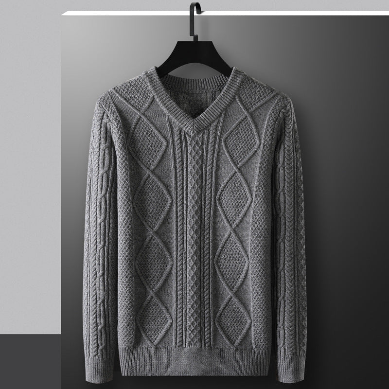 Mode Pure | Pull en Jacquard de Luxe pour Hommes