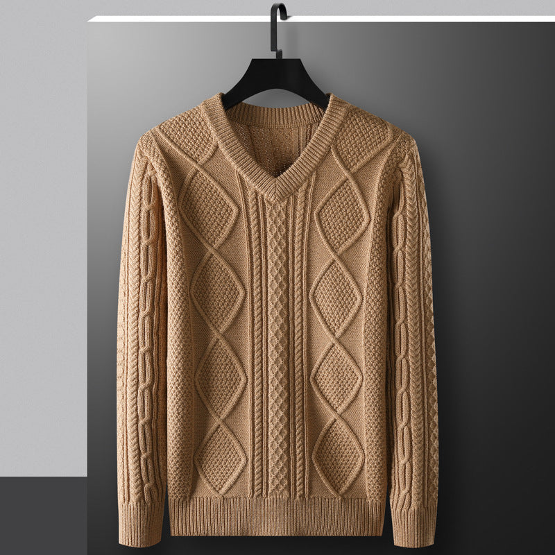 Mode Pure | Pull en Jacquard de Luxe pour Hommes