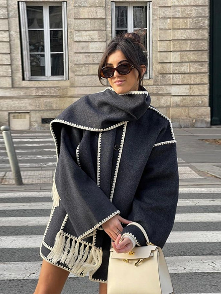 Mode Pure™ | Manteau Écharpe