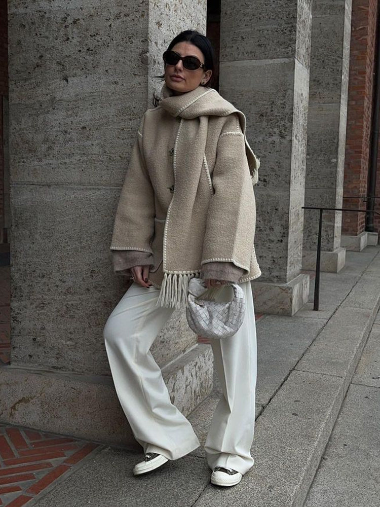 Mode Pure™ | Manteau Écharpe