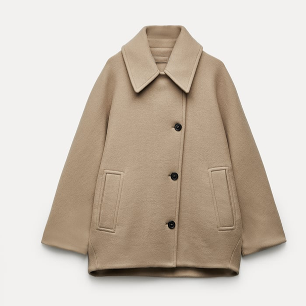Mode Pure™ | Manteau en laine oversize