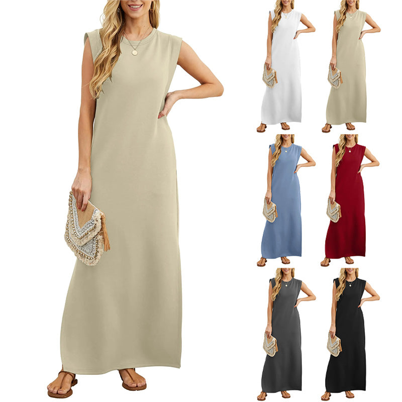 EMMA | Robe Longue Fluide Anti-Ride
