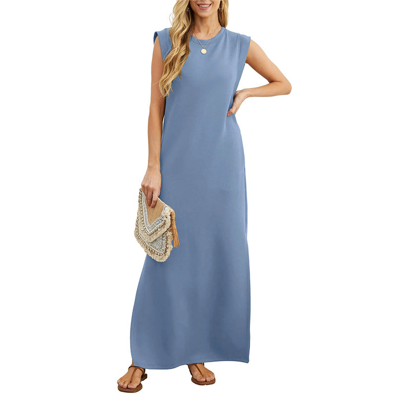 EMMA | Robe Longue Fluide Anti-Ride