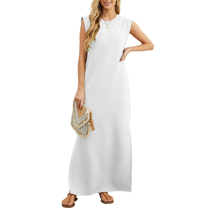 EMMA | Robe Longue Fluide Anti-Ride