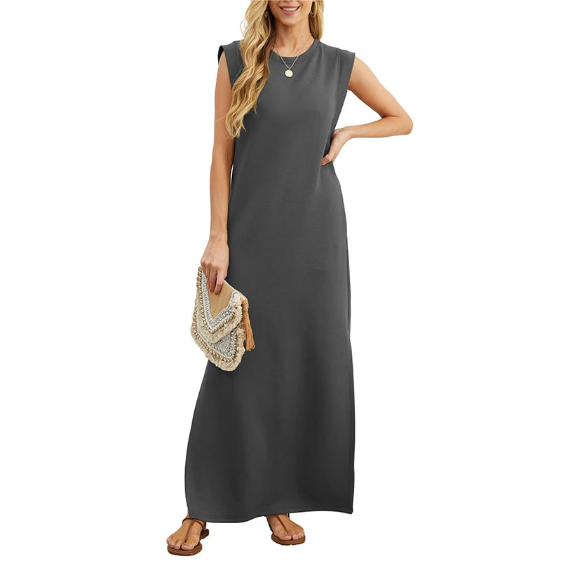 EMMA | Robe Longue Fluide Anti-Ride