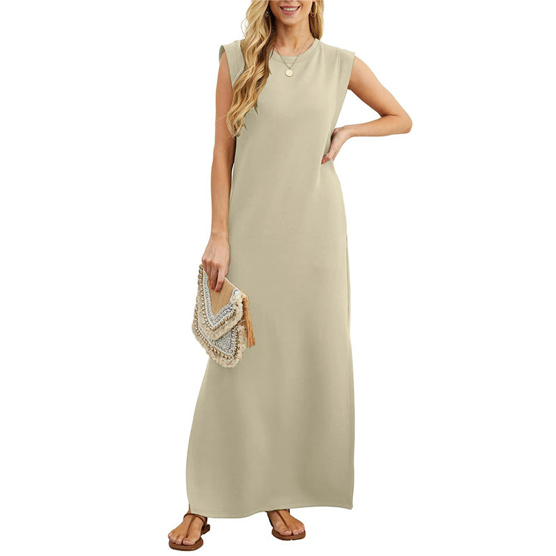 EMMA | Robe Longue Fluide Anti-Ride